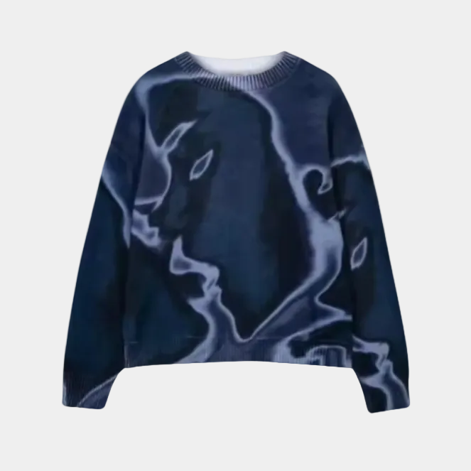 Vortex Graphic Sweatshirt - Blue