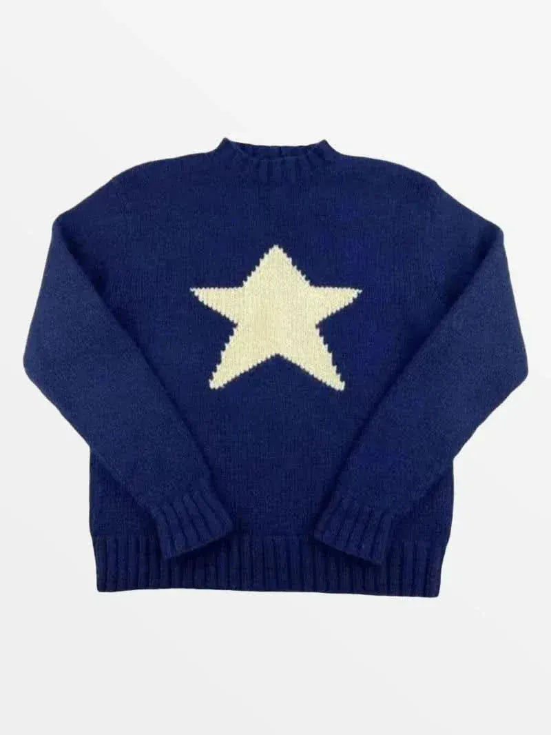 Knitted Made Star Sweater