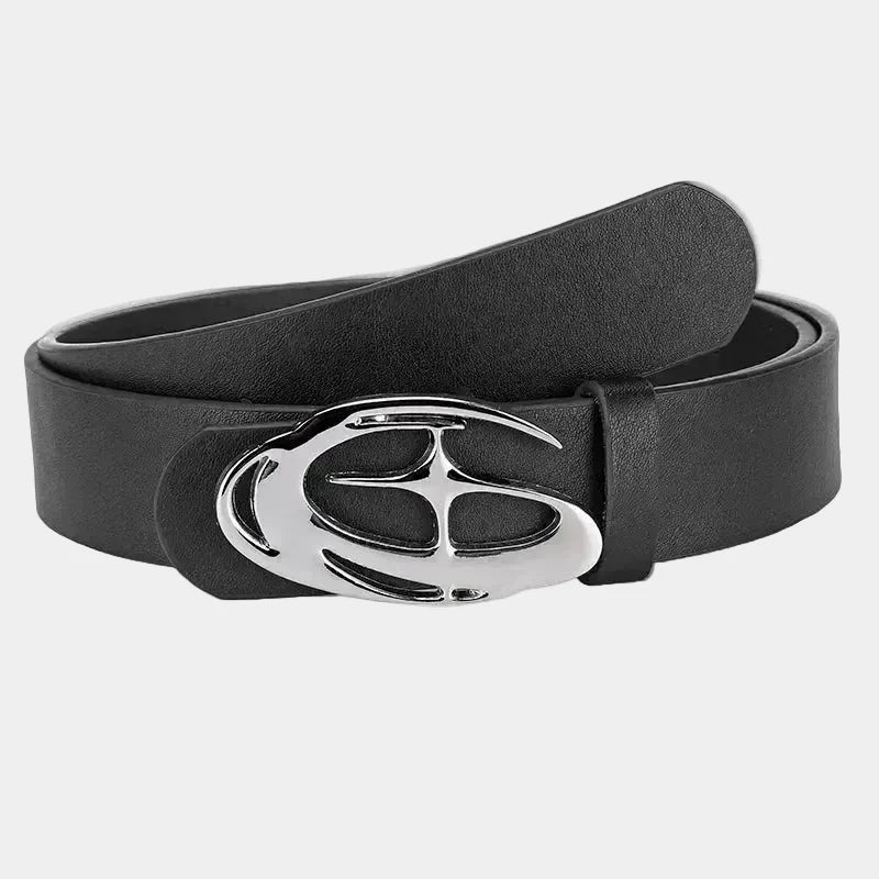 Y2K Star Graphic Belt