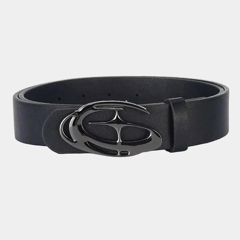 Y2K Star Graphic Belt