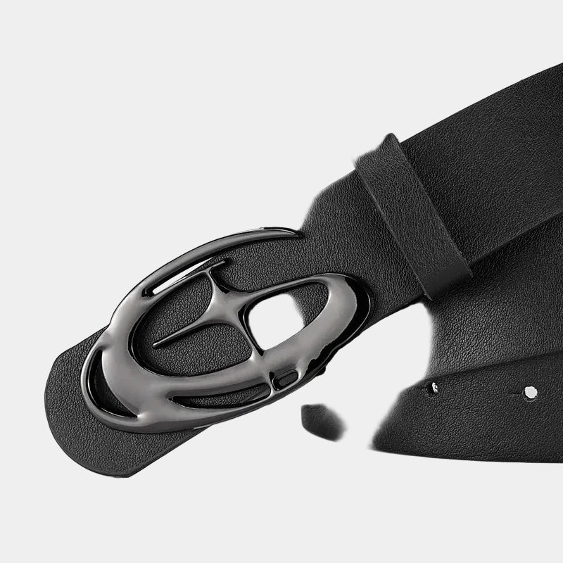 Y2K Star Graphic Belt