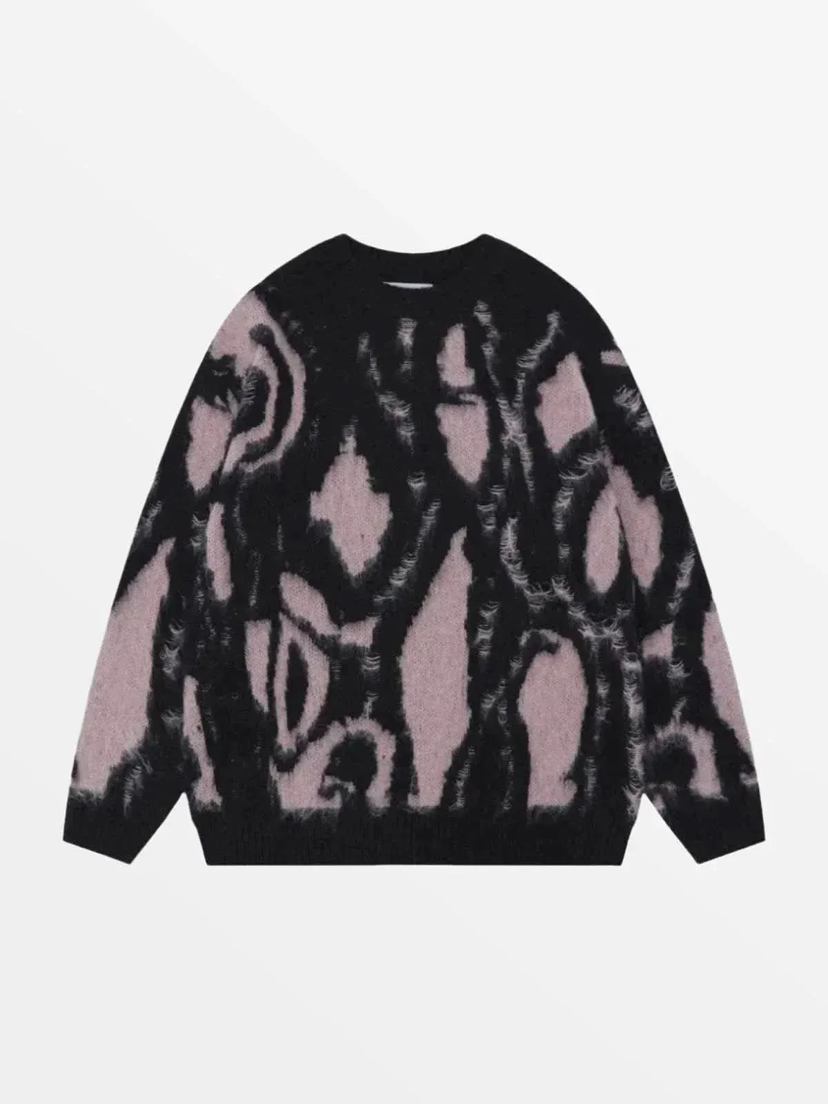 Eye Fabric Knitted Sweater