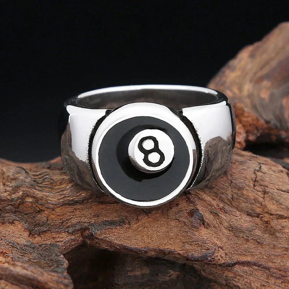 8-ball ring