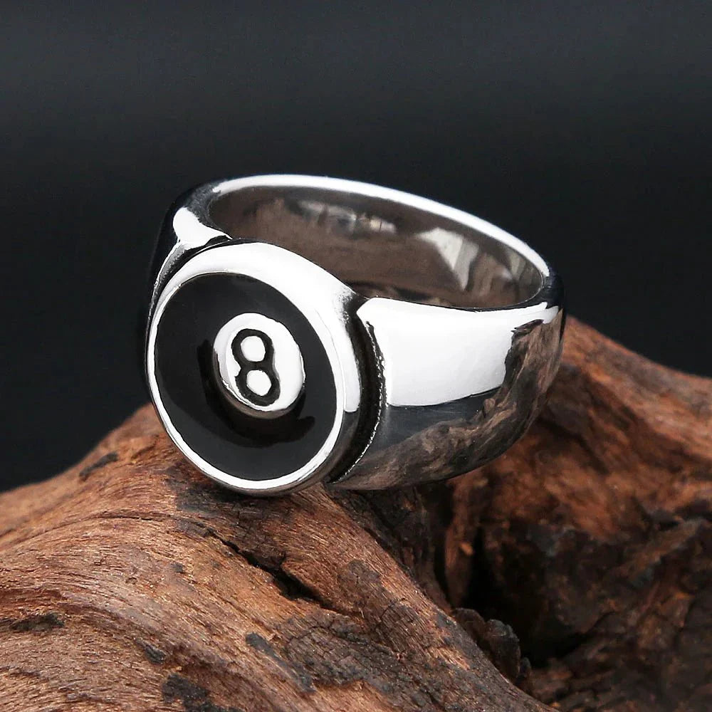 8-ball ring
