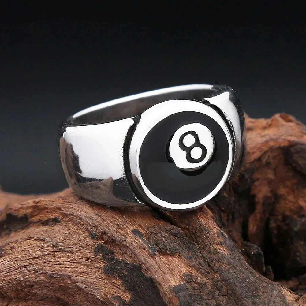 8-ball ring